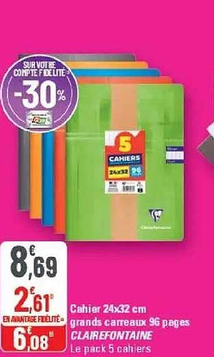 SUR VOTRE COMPTE FIDÉLITÉ -30%