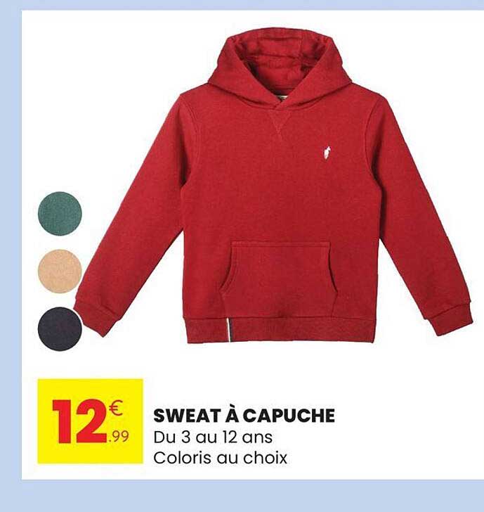 SWEAT À CAPUCHE