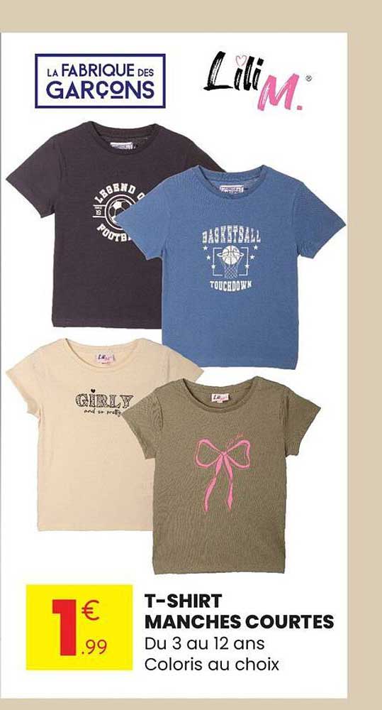 T-SHIRT MANCHES COURTES