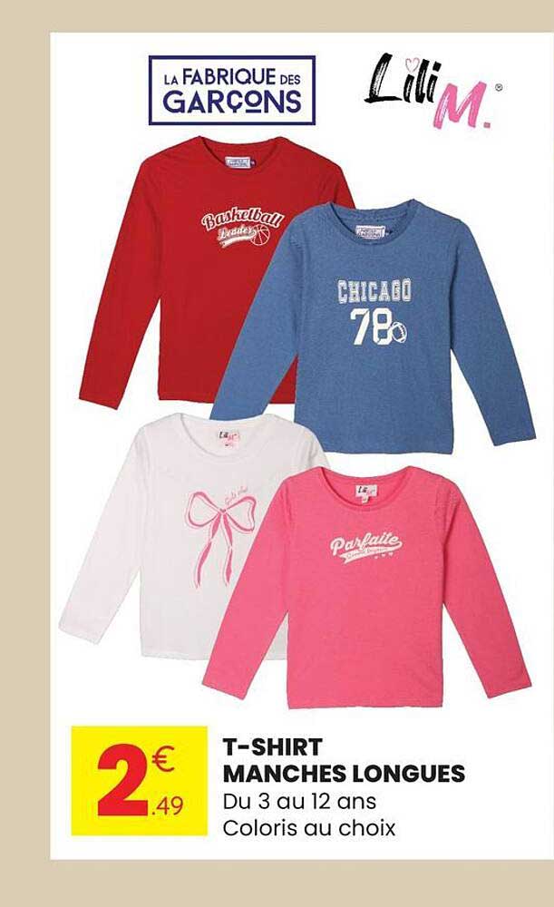 T-SHIRT MANCHES LONGUES