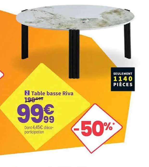 Table basse Riva
