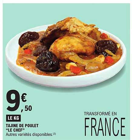 TAJINE DE POULET “LE CHEF”