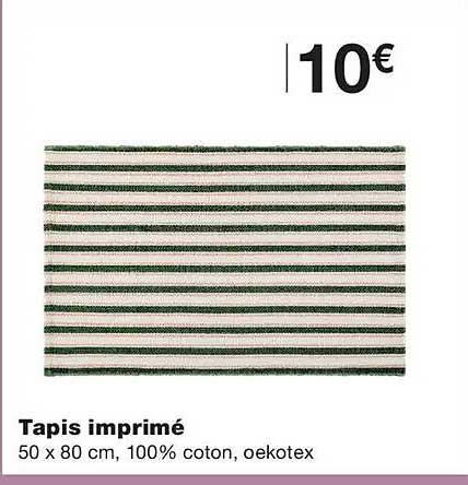 Tapis imprimé