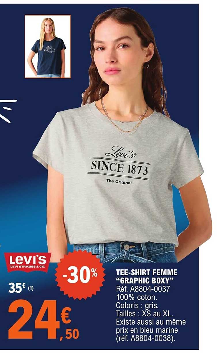 TEE-SHIRT FEMME “GRAPHIC BOXY”