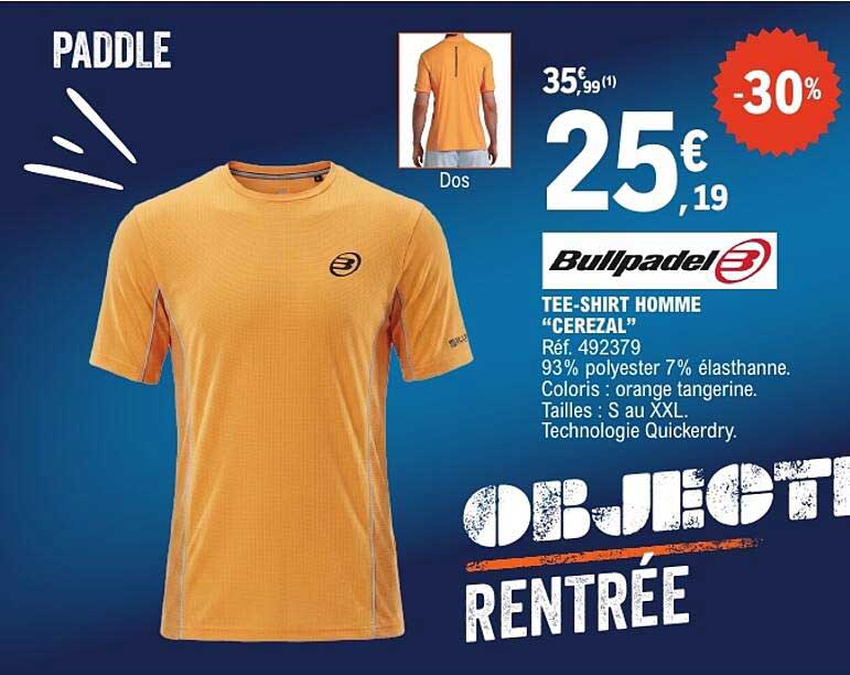 TEE-SHIRT HOMME "CEREZAL"
