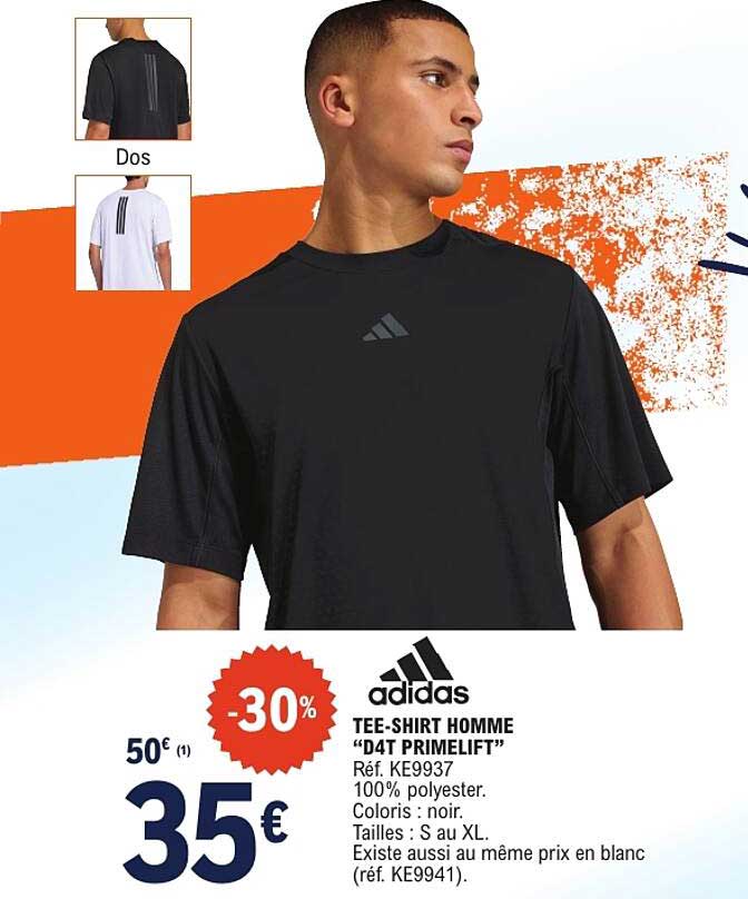 TEE-SHIRT HOMME “D4T PRIMELIFT”