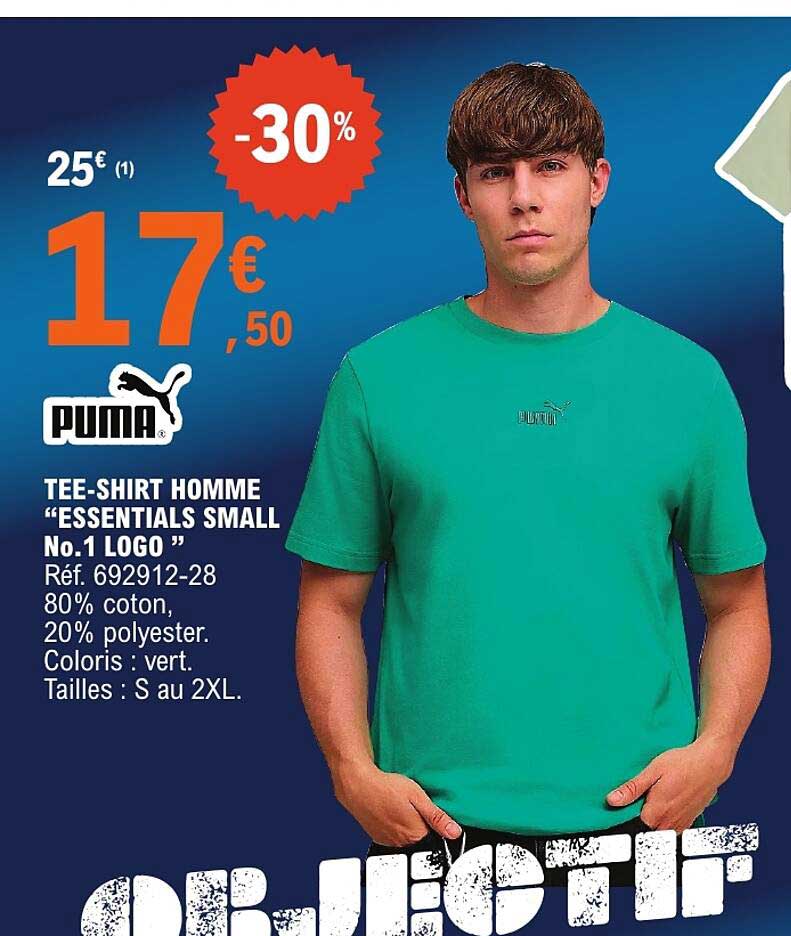 TEE-SHIRT HOMME “ESSENTIALS SMALL No.1 LOGO”