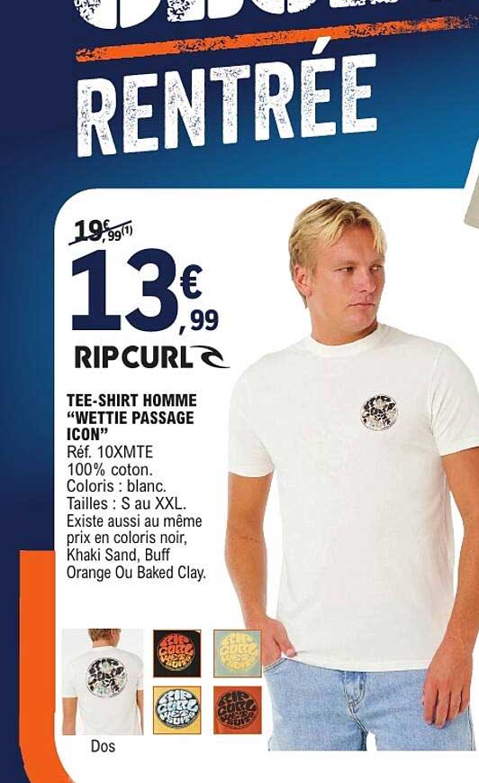 TEE-SHIRT HOMME “WETTIE PASSAGE ICON”