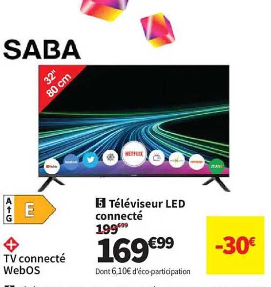 Téléviseur LED connecté