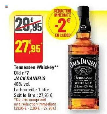 Tennessee Whiskey** Old n°7 JACK DANIEL'S