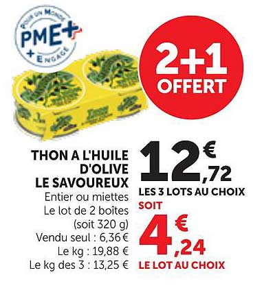 THON A L'HUILE D'OLIVE LE SAVOUREUX