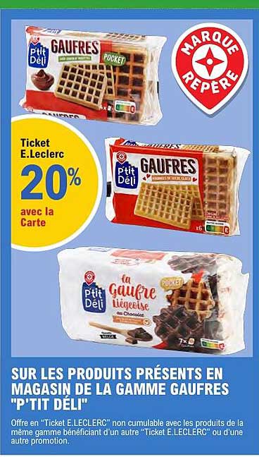 Ticket E.Leclerc 20% avec la Carte