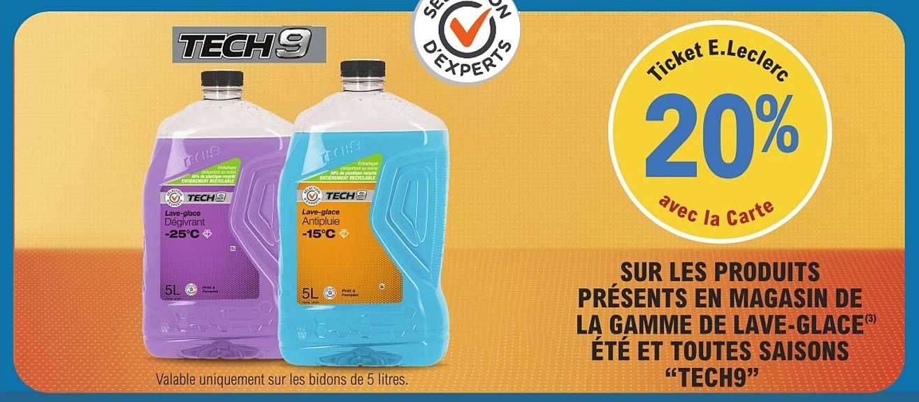 Ticket E.Leclerc 20% avec la Carte