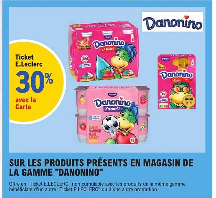 Ticket E.Leclerc 30% avec la Carte