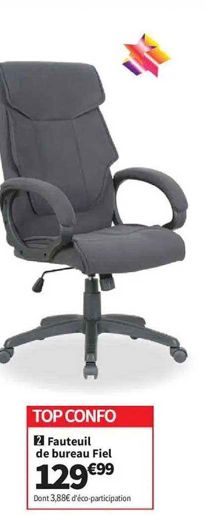 TOP CONFO - Fauteuil de bureau Fiel