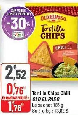 Tortilla Chips Chili OLD EL PASO