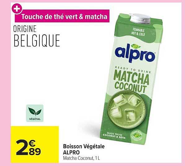 Touché de thé vert & matcha