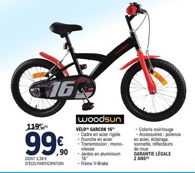 VÉLO GARÇON 16"