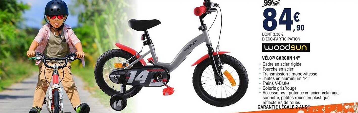 VÉLO(4) GARCON 14”