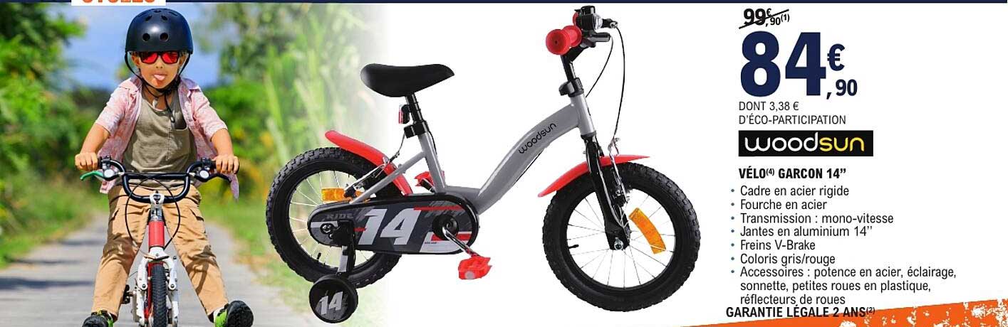 VÉLO(4) GARCON 14”