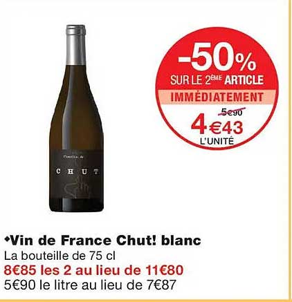 Vin de France Chut! blanc