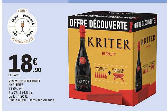 VIN MOUSSEUX BRUT "KRITER"
