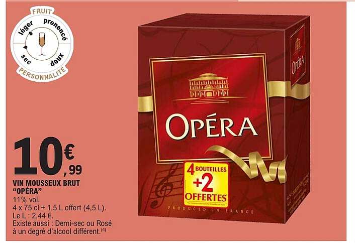 VIN MOUSSEUX BRUT «OPÉRA»