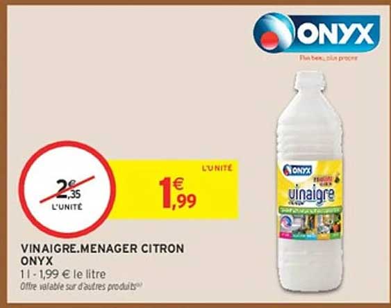 VINAIGRE.MENAGER CITRON ONYX