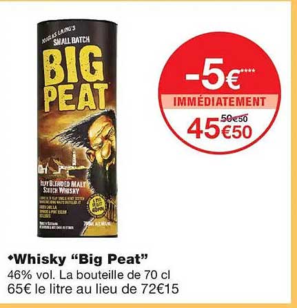 Whisky “Big Peat”