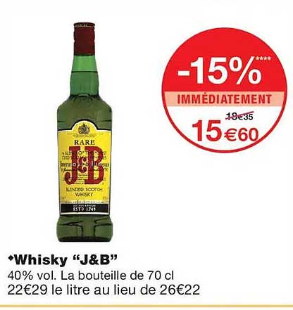 Whisky “J&B”