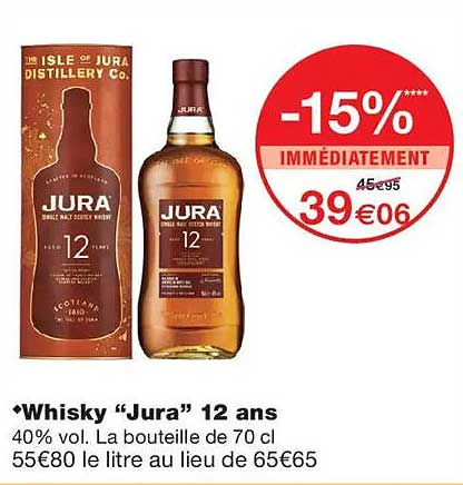 Whisky "Jura" 12 ans