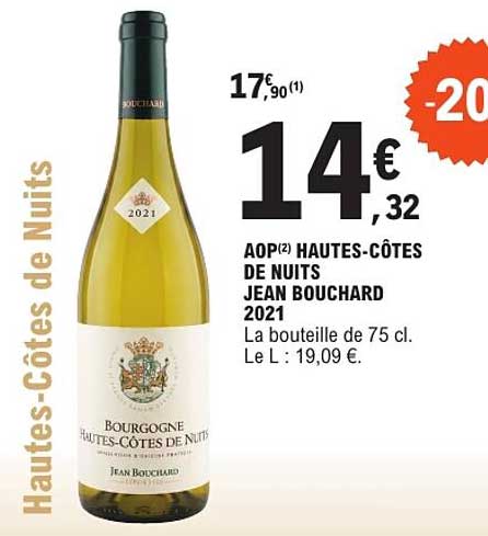 AOP Hautes-Côtes de Nuits Jean Bouchard 2021