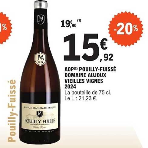 AOP POUILLY-FUISSÉ DOMAINE AUJOUX VIEILLES VIGNES 2024