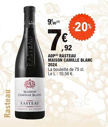 AOP RASTEAU MAISON CAMILLE BLANC 2024