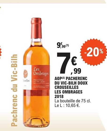 AOP(2) PACHERENC DU VIC-BILH DOUX CROUSILLES LES OMBRAGES 2018