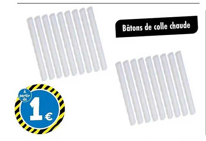 Bâtons de colle chaude