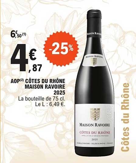 CÔTES DU RHÔNE MAISON RAVOIRE 2025