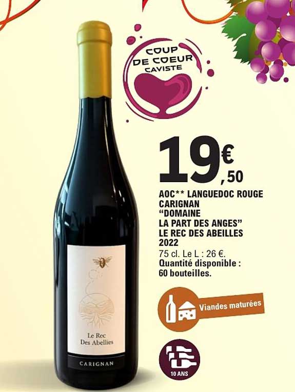 COUP DE COEUR CAVISTE