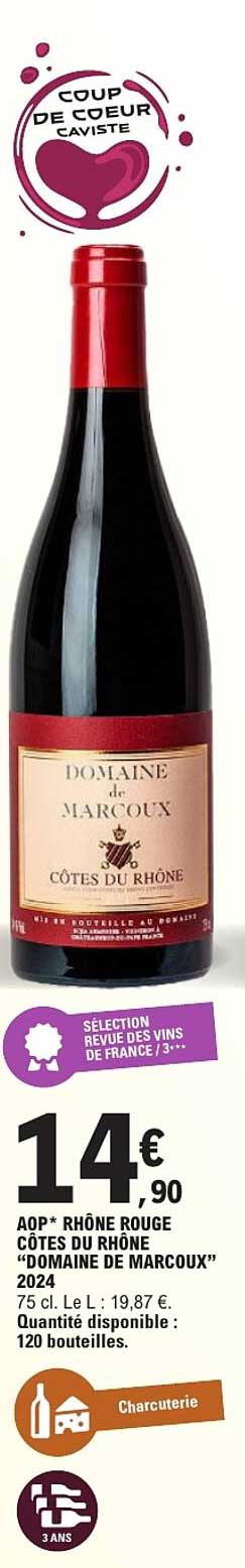 DOMAINE DE MARCOUX CÔTES DU RHÔNE