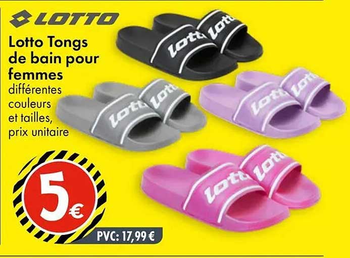 Lotto Tongs de bain pour femmes