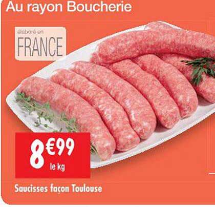 Saucisses façon Toulouse