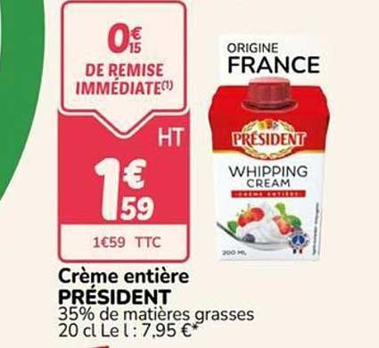 0€15 DE REMISE IMMÉDIATE(*)