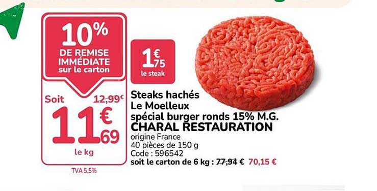 10% DE REMISE IMMEDIATE sur le carton
