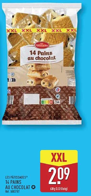 14 PAINS AU CHOCOLAT
