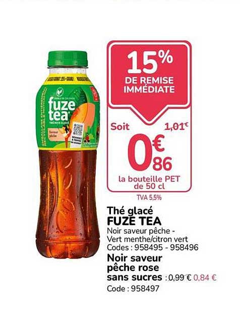15% DE REMISE IMMEDIATE
