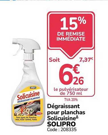 15% DE REMISE IMMÉDIATE