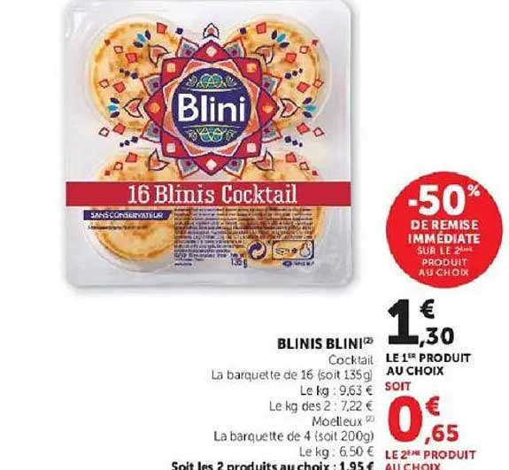 16 Blinis Cocktail