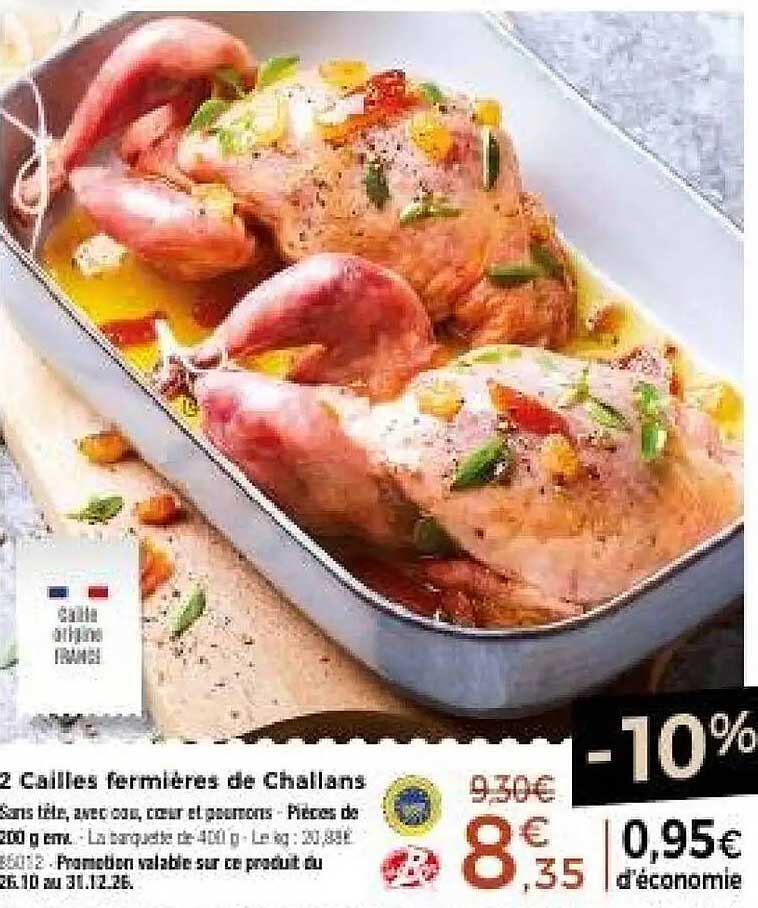2 Cailles fermieres de Challans