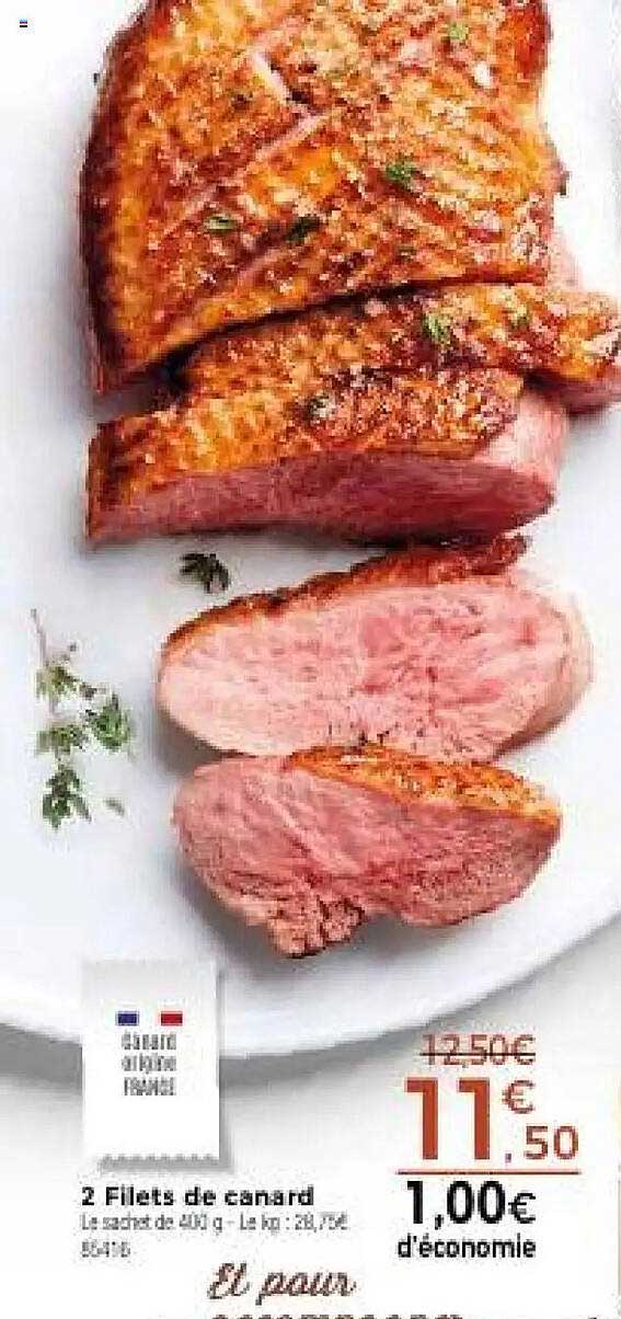 2 Filets de canard