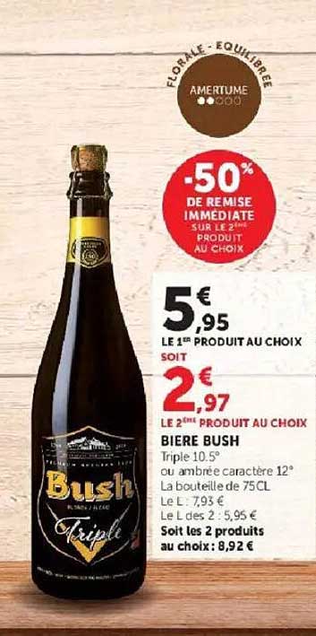 -50% DE REMISE IMMEDIATE SUR LE PRODUIT AU CHOIX